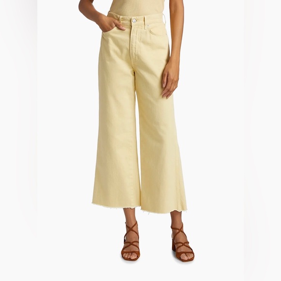 Taylor Wide Leg Cropped Jeans